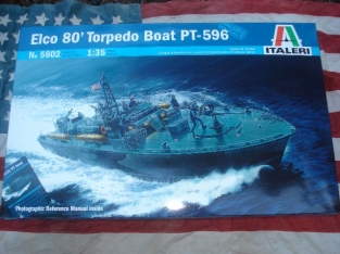 Italeri 5602 Elco 80'Torpedo Boat PT-596